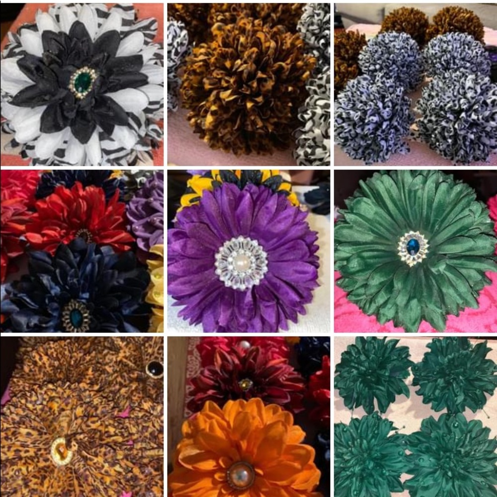 Beautiful artificial flowers. Multi- Colors hand made.